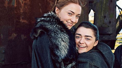 1920x1080 Arya Stark And Sansa Stark Game Of Thrones Season 7 Laptop