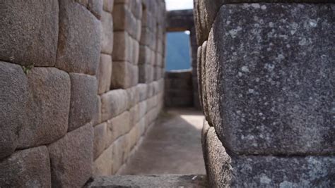 Stone Buildings And Temples In Machu Picchu Peru Image Free Stock