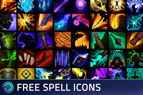 Free Rpg Fantasy Spell Icons 2d Icons Unity Asset Store