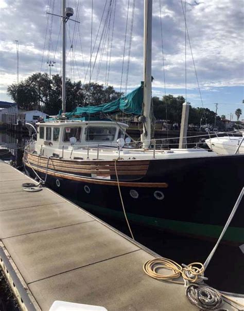 Over one hundred and forty have over this period the interior layout and rig have evolved into what many owners today would say is. 1977 Used Fisher 37 Pilothouse Motorsailer Sailboat For ...