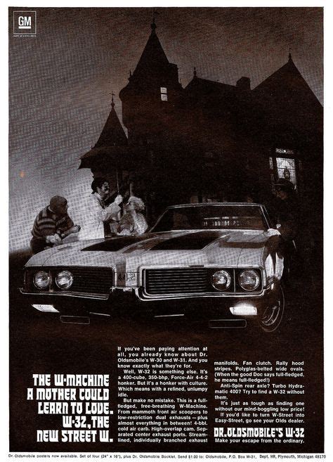 Just A Car Guy Dr Oldsmobile Ads For The 1969 W Machine Oldsmobile