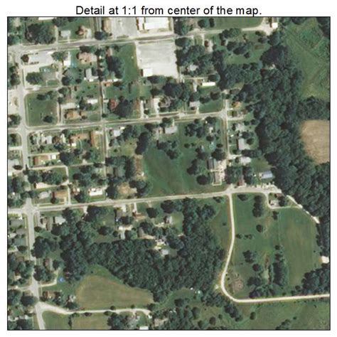 Aerial Photography Map Of Greenfield Il Illinois