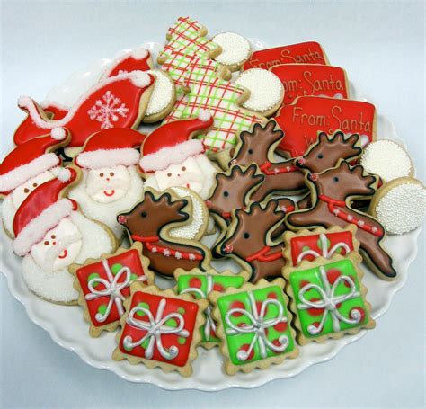 From Santa With Love Christmas Sugar Cookie Gift Set Etsy