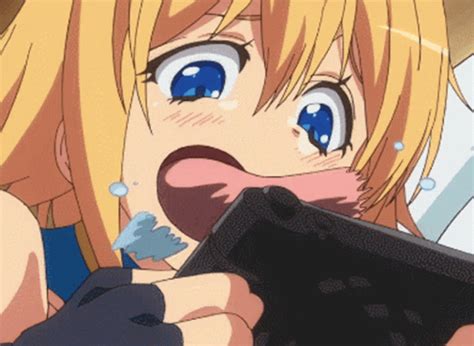 Anime Lick Lick His Donut Gif Gifdb Com