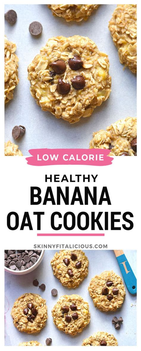 It is an indigenous food in which fiber is found in enough amount. Healthy Banana Oat Cookies {Low Calorie, GF} - Skinny ...