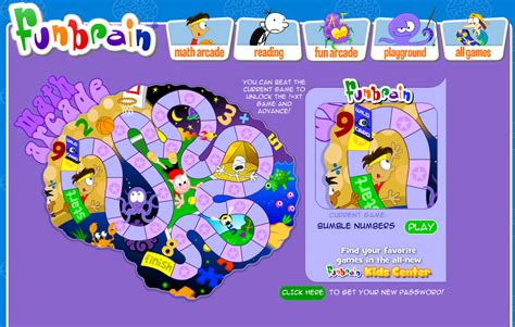 Funbrain Great Activities For Math And Reading Swimming With The