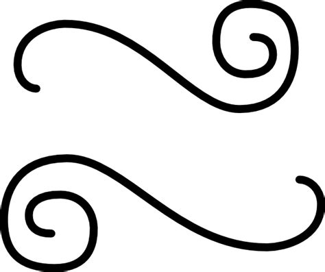 Decorative Scroll Line Clip Art
