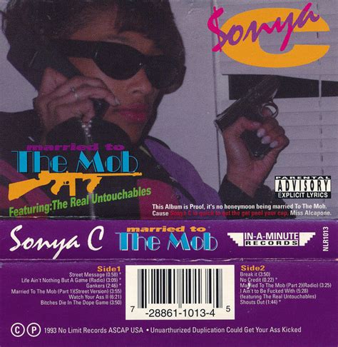 Sonya C Married To The Mob 1993 Purple Cassette Discogs