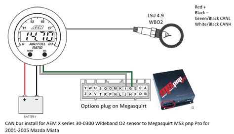 Aem X Series Wideband Wiring Diagram Laceist