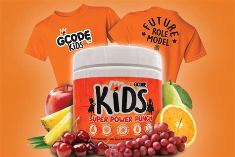 Gcode Nutrition Crafts A Well Rounded Health Supplement For Kids