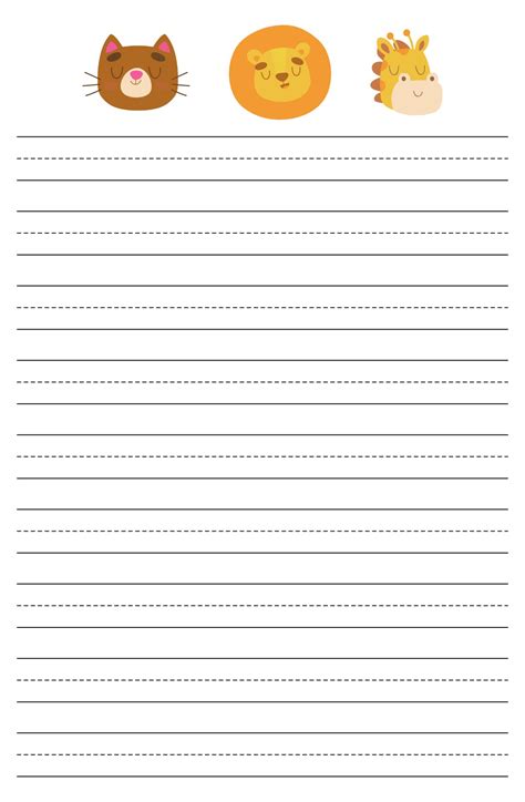 Empty Cursive Practice Page Blank Handwriting Worksheets For