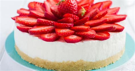 No Bake Sugar Free Strawberry Cheesecake Diabetic Friendly