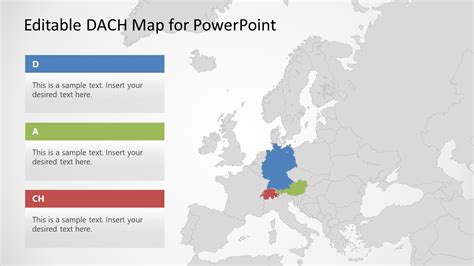 Powerpoint Dach Map With Placeholders Slidemodel