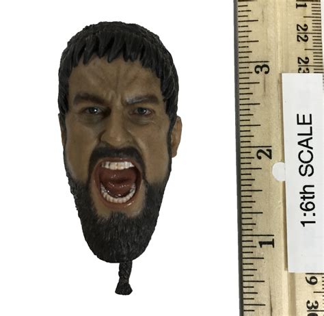 King Leonidas Head Yelling Expression No Neck Joint Toy Anxiety