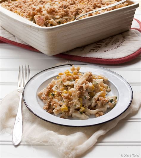 Chicken Or Turkey Noodle And Corn Casserole