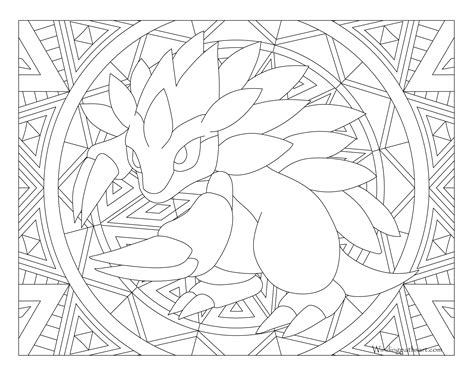 Let's have a look at the best pokemon coloring pages for kids and adults. #028 Sandslash Pokemon Coloring Page · Windingpathsart.com