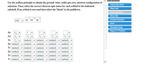 Looks at filling out the ground state electron configuration of a few elements orbital by orbital starting with the 1s orbital. Solved: Assistance Principle To Obtain The Ground-state, N ...