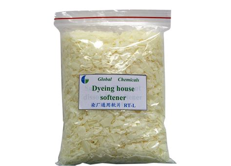 Hot Water Soluble Dyeing House Softener Flakes Finishing Chemicals