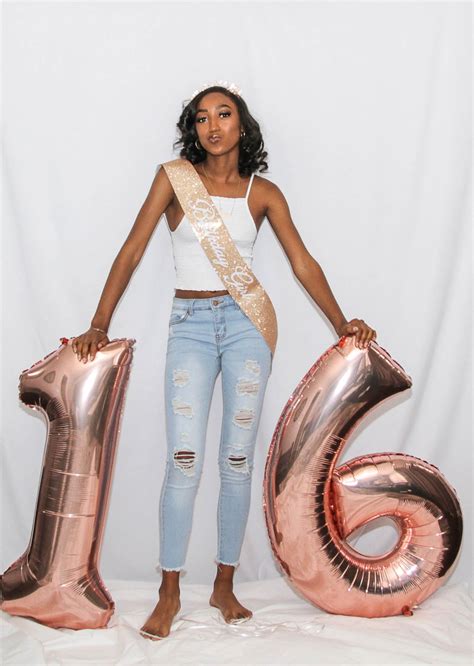16th birthday photoshoot outfits birthday outfit love to have balloons like this