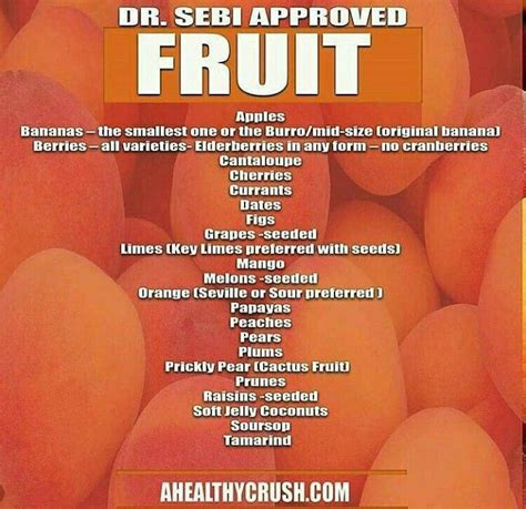 Dr Sebi Approved Fruit Dr Sebi Nutritional Guide Alkaline Diet Dr