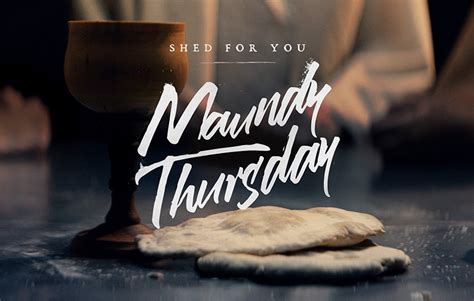 Maundy Thursday Holy Week Worship Opportunity Trinity Lutheran