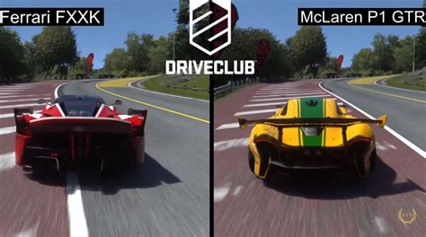 Driveclub è un videogioco di guida arcade sviluppato da evolution studios e pubblicato da sony computer entertainment per playstation 4. DriveClub: Ferrari FXXK vs McLaren P1 GTR comparison ...