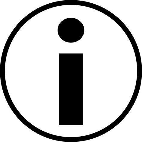 Missiridia Universal Information Symbol Clip Art Free Vector In Open