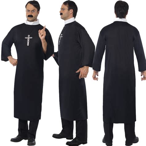 Adult Religious Fancy Dress Costume Priest Church Monk Nun Sister