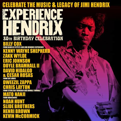 Jimi Hendrix 80th Birthday Celebration Experience Hendrix Sun Radio
