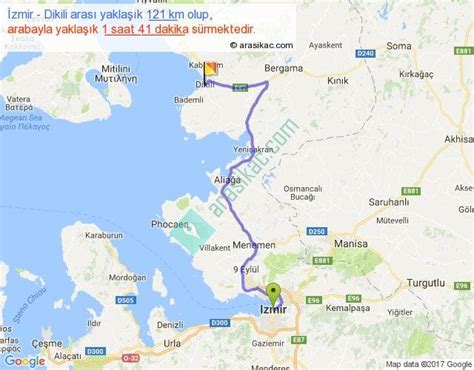 izmir istanbul kaç saat araba