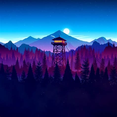 Firewatch Animated Wallpaper For Wallpaper Engine Best Background
