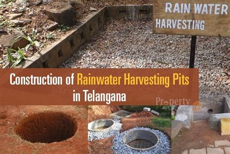Construction Of Rainwater Harvesting Pits In Telangana