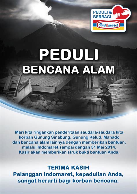 Contoh Poster Bantuan Bencana Alam