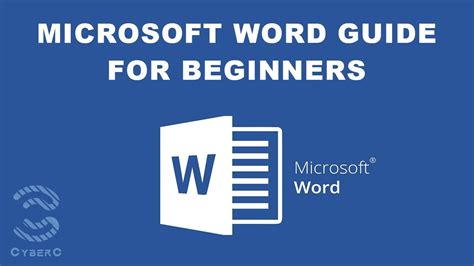 Microsoft Word Guide For Beginners Youtube