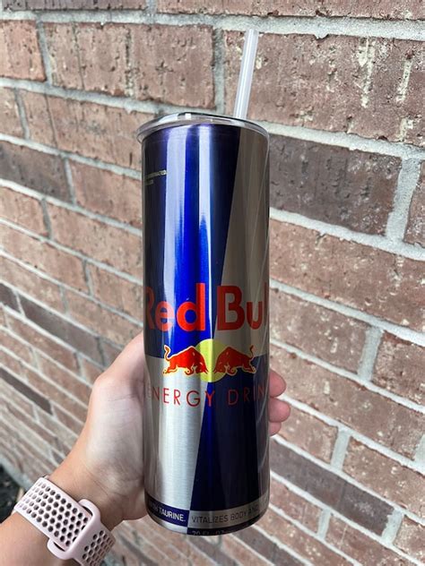 Red Bull Tumbler L Red Bull Cup L Red Bull Gives You Wings L Etsy Uk
