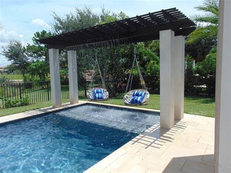This Coated Aluminum Pool Shade With The Use Of Steel Filings In It