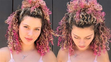 Pink Hair Pink Hair Curly Girl Curly Hair Styles