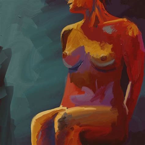 Bryana ArtRage On IPad Painting Digital Artrage Nude Nudeart