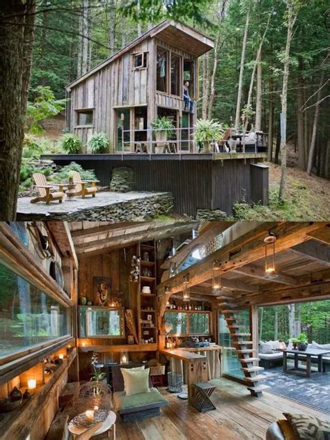 Small Cabin But So Cool Tiny House Design One Room Cabins Log