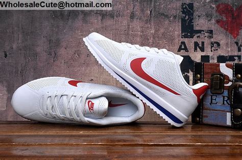 mens and womens nike cortez ultra moire white red blue trainer 13659 wholesale sneakers