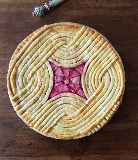 Geometric Pie Crust Home Bakers Creative Pies Showcase Mouth