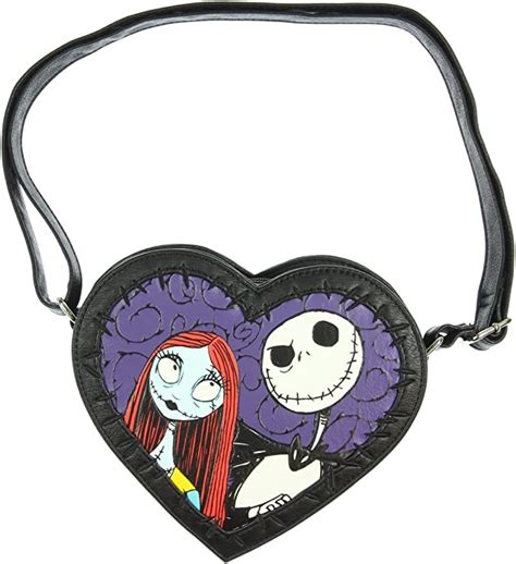 Loungefly The Nightmare Before Christmas Jack And Sally Heart Crossbody