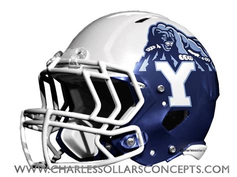 Byu Cougars Holy War Helmet Football Helmet Design Helmet Concept