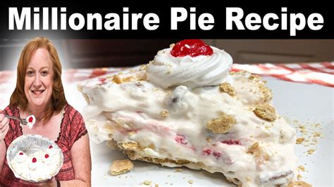 millionaire pie easy no bake recipe youtube