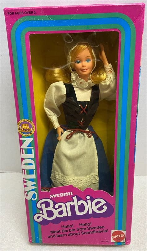 vintage 1982 mattel swedish barbie 4032 4585175646