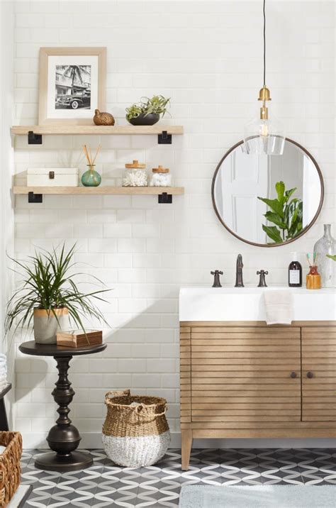 Bathroom hdts2802 floating shelves in bathroom cool features. 35+ Bathroom storage ideas - vanity cupboards, baskets and ...