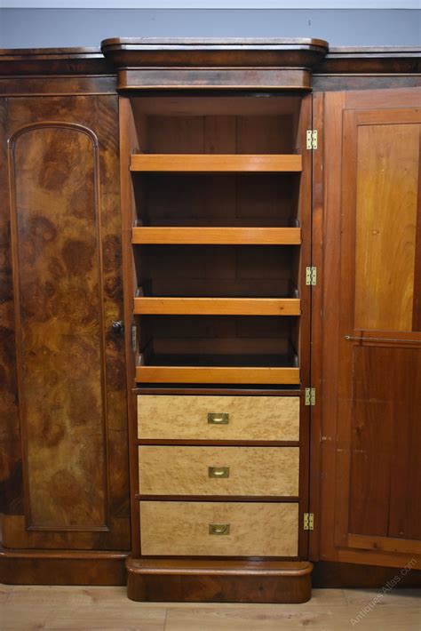 19th Century Victorian Burr Walnut Wardrobe Antiques Atlas