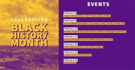 Hsu Celebrates Black History Month Hardin Simmons University