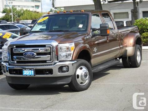 2011 Ford F 350 Lariat Dually 4x4 Crew Diesel Leather For Sale In