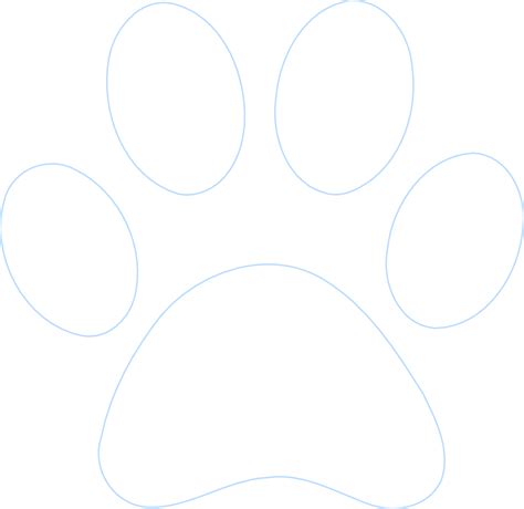 White Paw Print Transparent Clipart Full Size Clipart 1259986